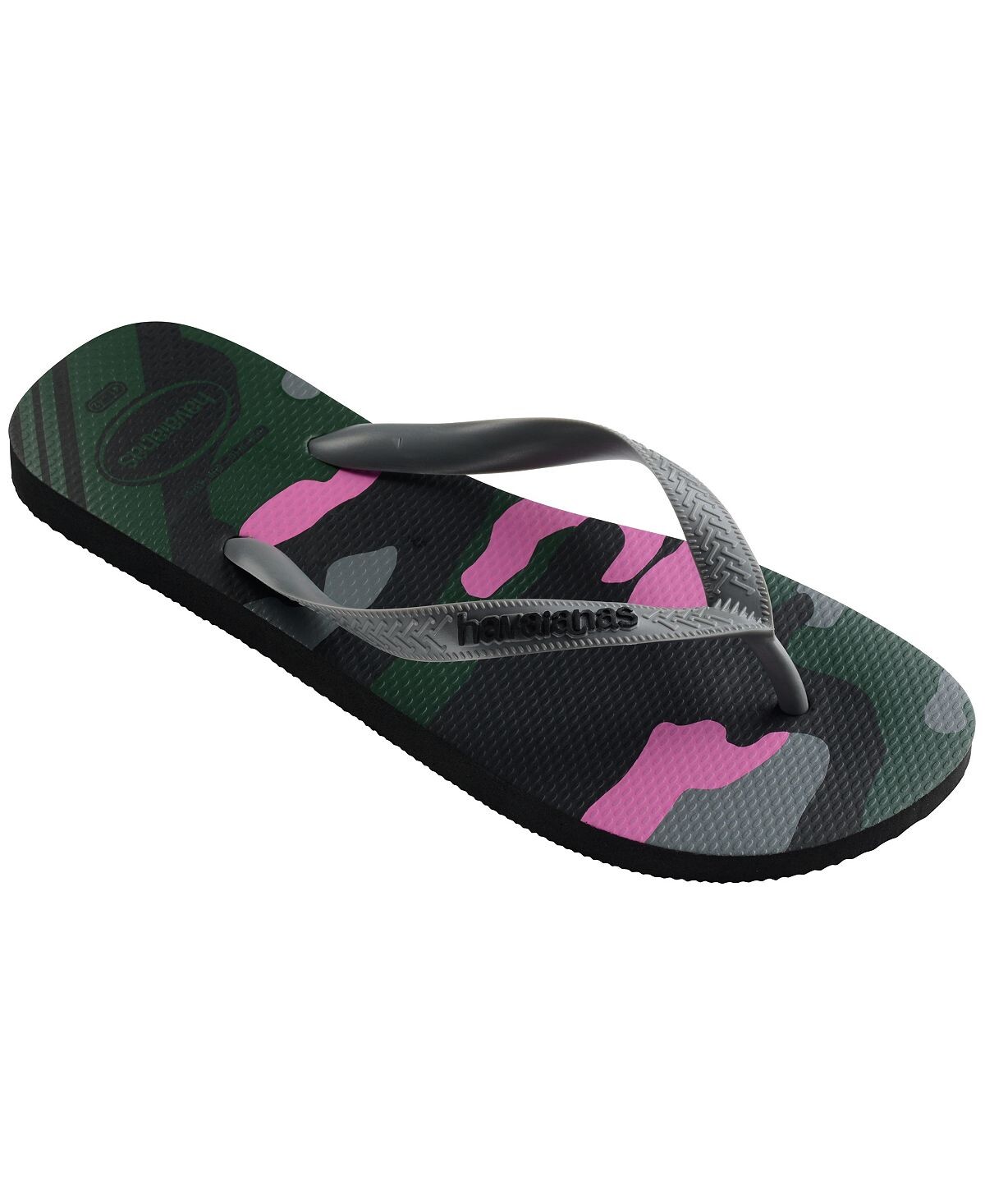 

Мужские сандалии с камуфляжным верхом Havaianas, черный
