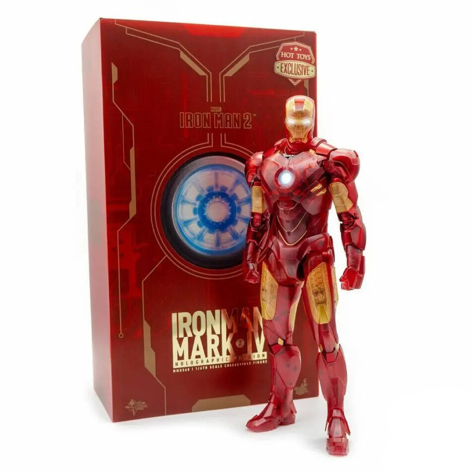 

Коллекционная фигурка Hot Toys Iron Man 2, Iron Man Mark IV (Holographic Version) MMS568, 32 см