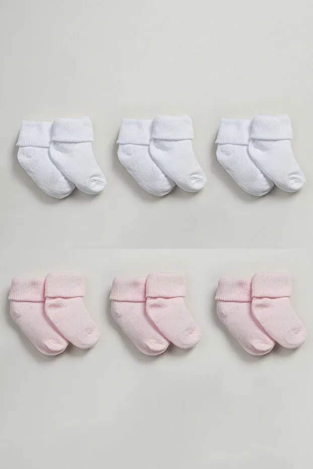 Детские носки для новорожденных хлопковые Design Bebitof, Pink