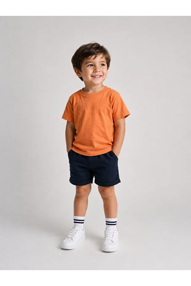 Детская футболка для девочек с принтом Personalized Children's T-Shirt Nuatex, Orange — фото 3