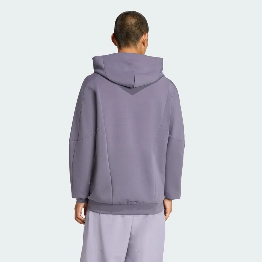 Худи спортивное с капюшоном Performance JX0678 Designed For Training adidas, Синий — фото 2