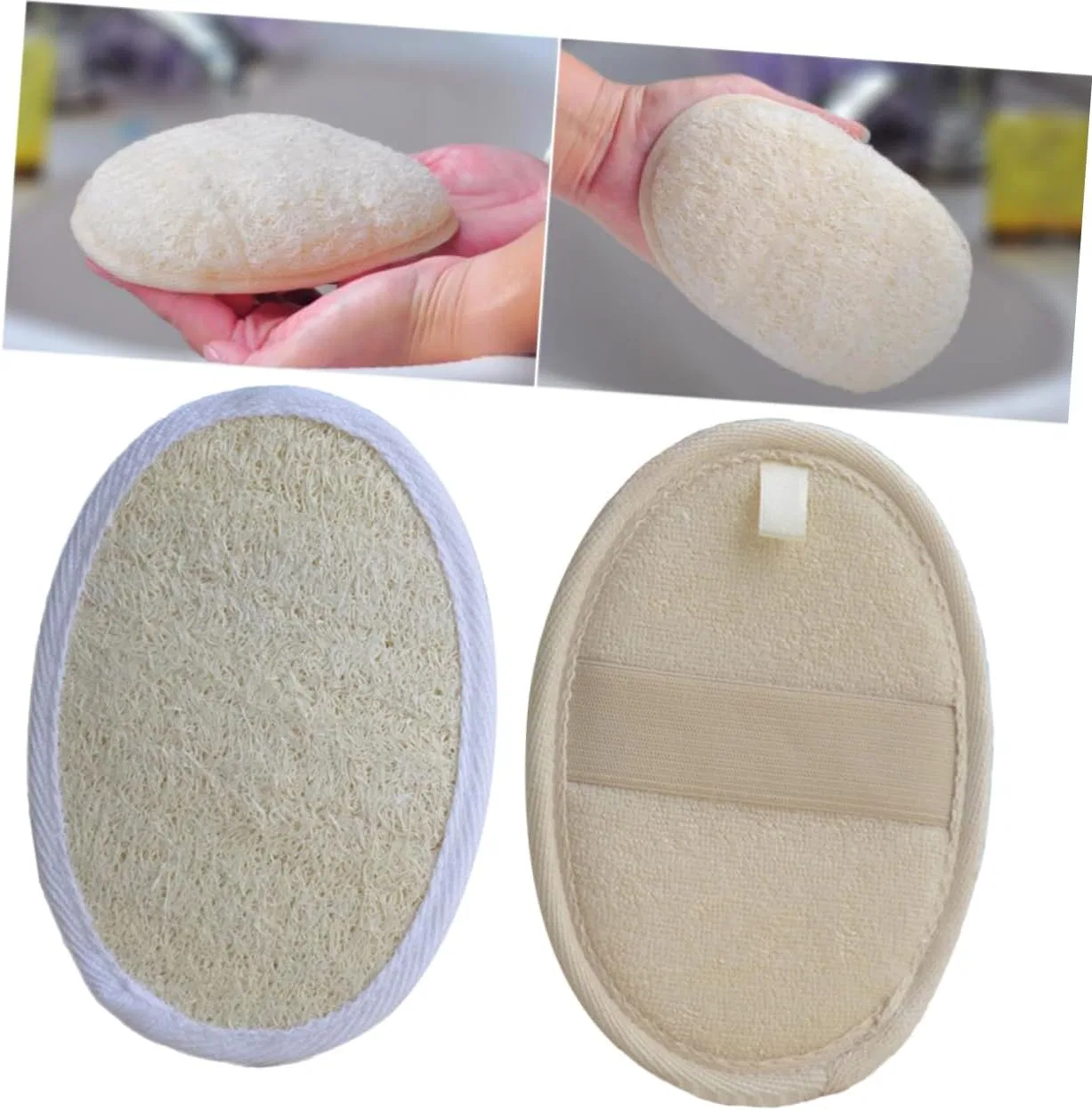 Набор мочалок для душа, 2 шт, VALICLUD, Ассорти — фото 3