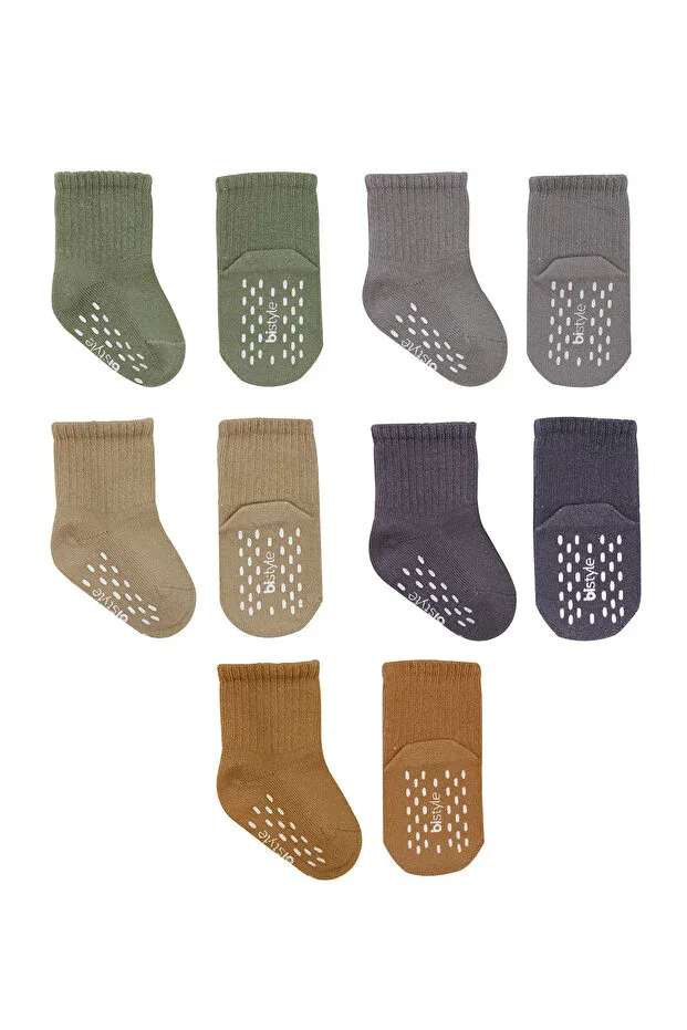 Детские носки для новорожденных хлопковые Basics Store, Multicolor — фото 4