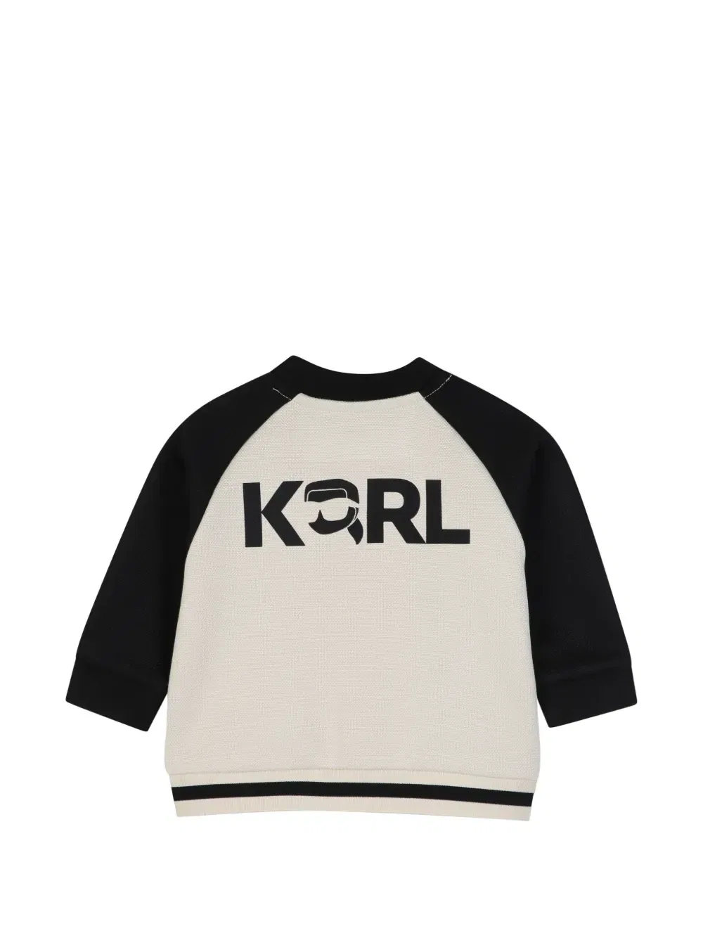 Спортивный костюм с логотипом Karl Lagerfeld Kids, бежевый — фото 4