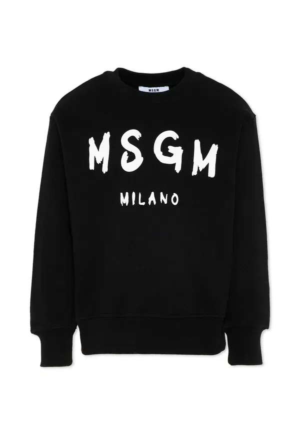 Худи с принтом Felpe Msgm, черный