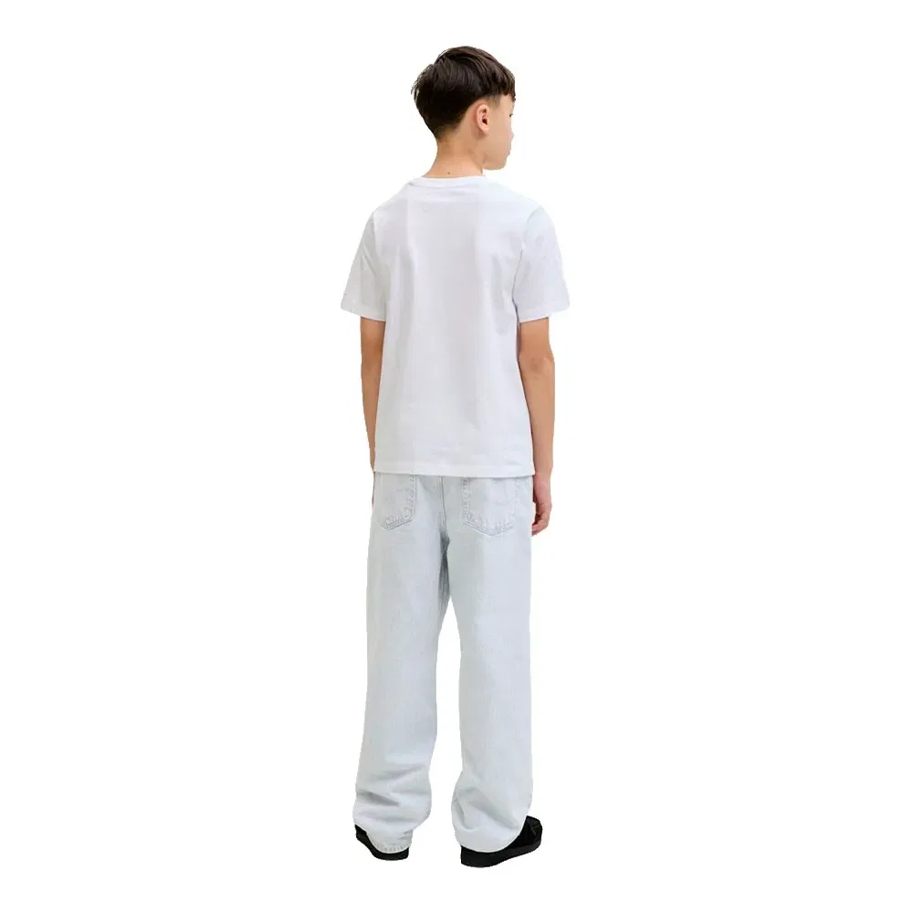 Детская футболка с принтом Fusion Dots Print Jack & jones, White — фото 2