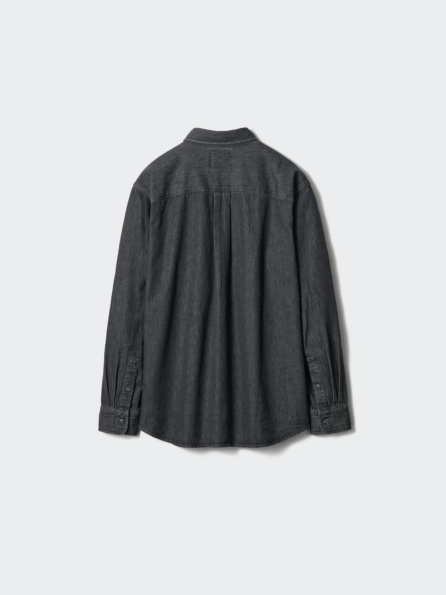 Джинсовая рубашка Uniqlo x JW Anderson, 08 темно-серый — фото 4