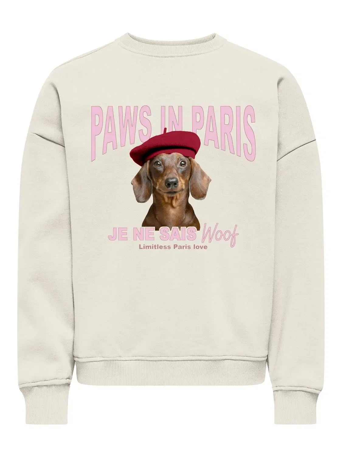 Свитшот с длинным рукавом с принтом медведя KOGBILA L/S OVZ BEAR Kids Only, тофу