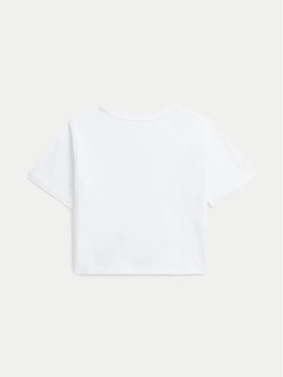 Футболка boxy fit Polo Ralph Lauren, белый — фото 2