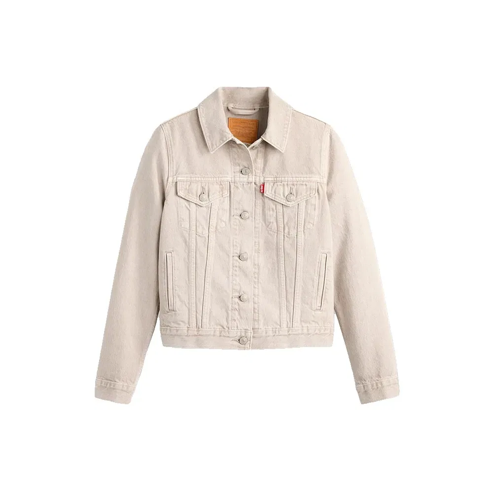 Женская джинсовая куртка Levi's Original Trucker Jacket, Beige — фото 3