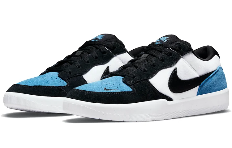 Кроссовки Nike SB Force 58, белый/голубой — фото 3