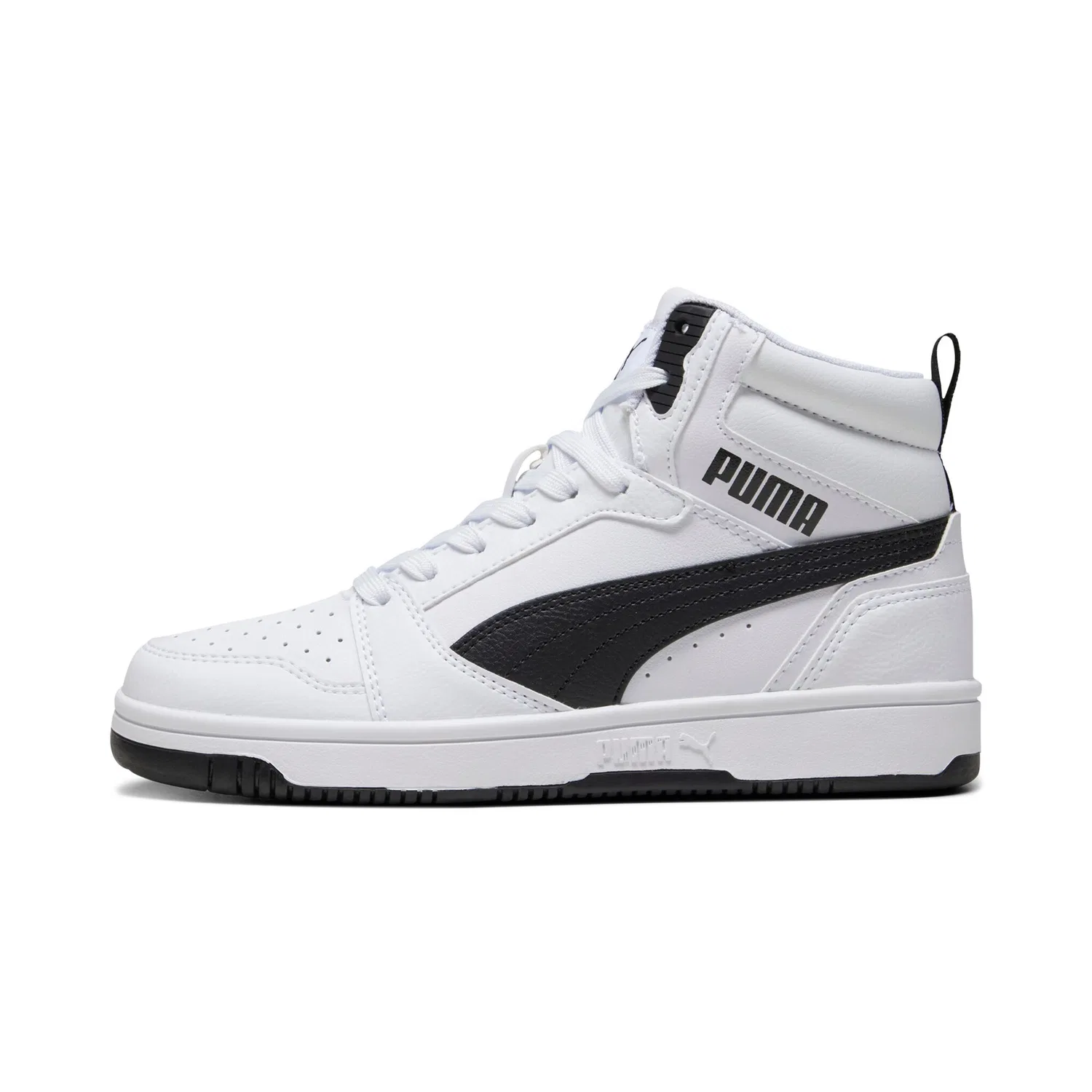 Детские кроссовки высокие с SOFTFOAM+ PUMA, White/Black — фото 2