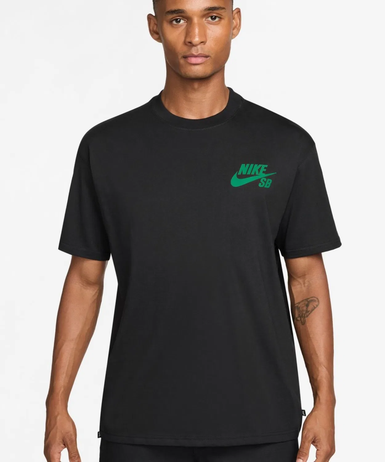 Мужская футболка с коротким рукавом Nike SB Logo LBR NIKE, Black/Green