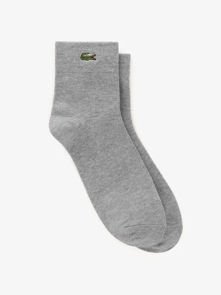 Носки мужские базовые пике LACOSTE, Gray Antique Silver