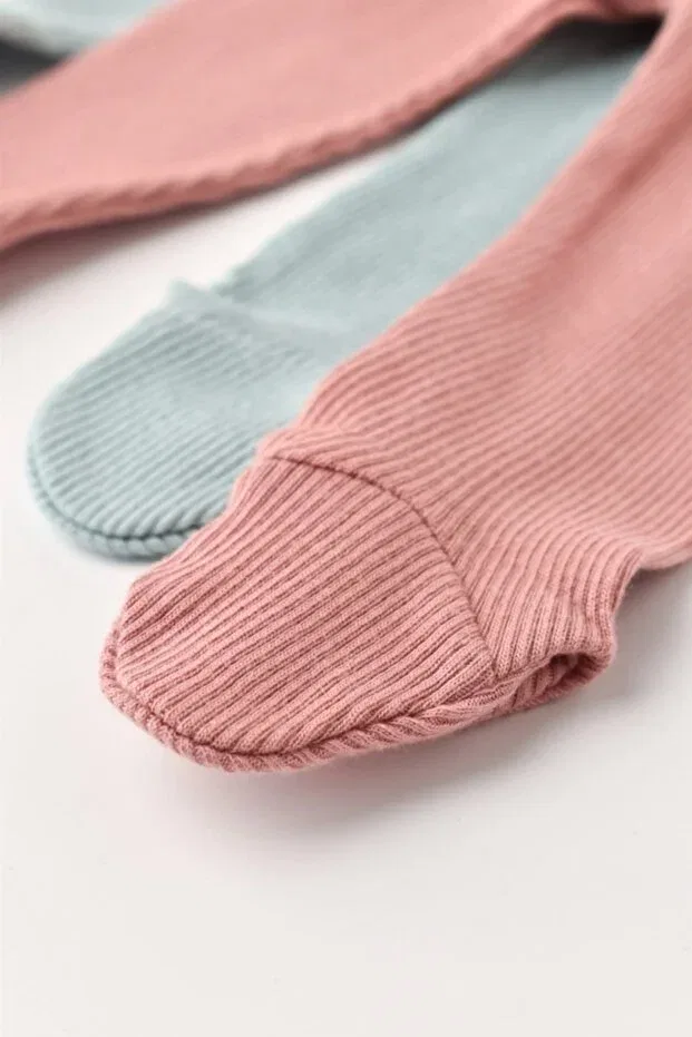 Детский комплект с длинным рукавом, модель csym11, Generic Brands, Mint Green / Rose — фото 4