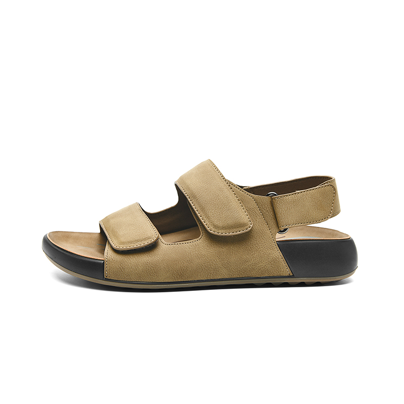 

SEPTWOLVES Пляжные сандалии мужские черные мокко, цвет Mocha (Standard Leather Shoe Size)