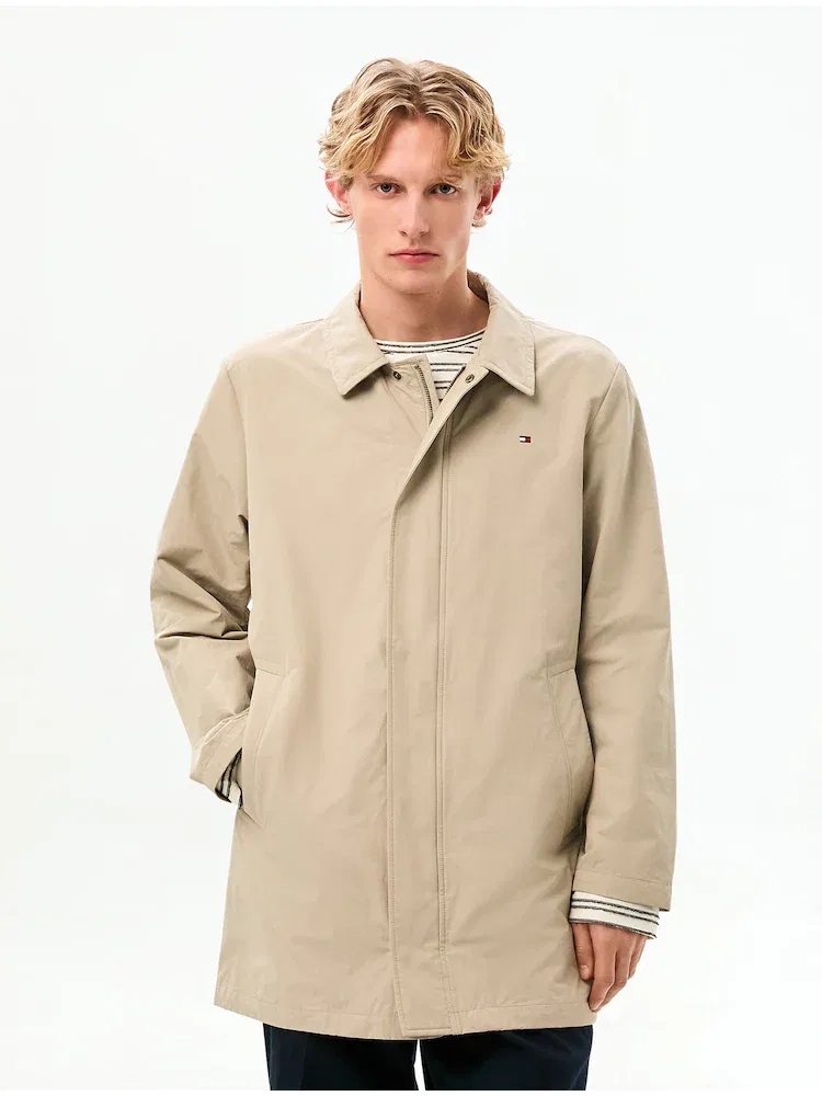 Пальто хлопковое T12G0WCT740ML1RBT TOMMY HILFIGER, Beige