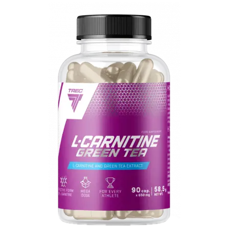 

Trec L-Carnitine+Green Tea биологически активная добавка, 90 капсул/1 упаковка