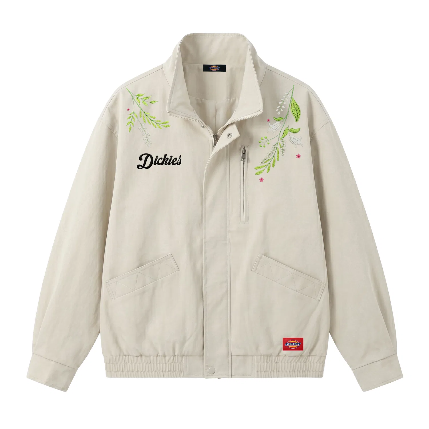 Детская куртка на молнии с воротником-стойкой Dickies, Beige Gray