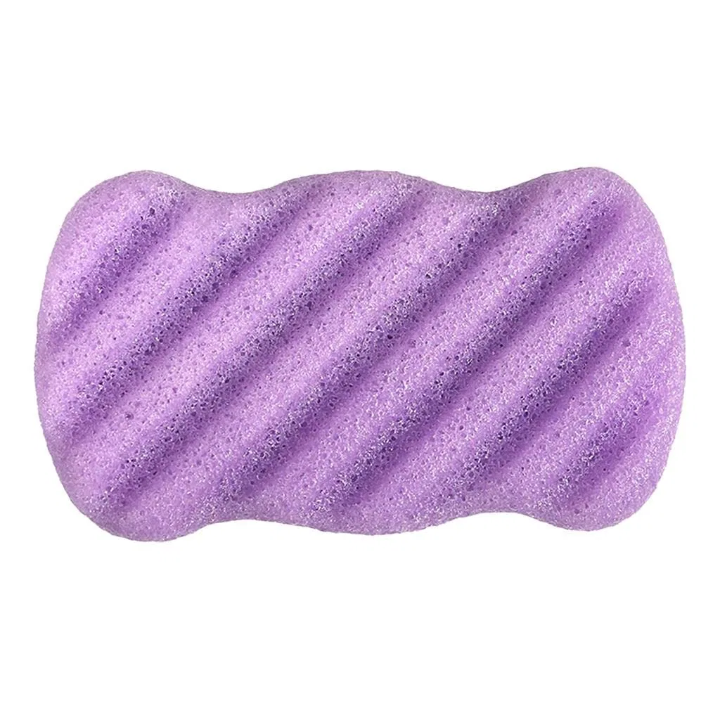Губка Konjac с активированным углем, Lavender Purple, 10.5x5 см, barenx