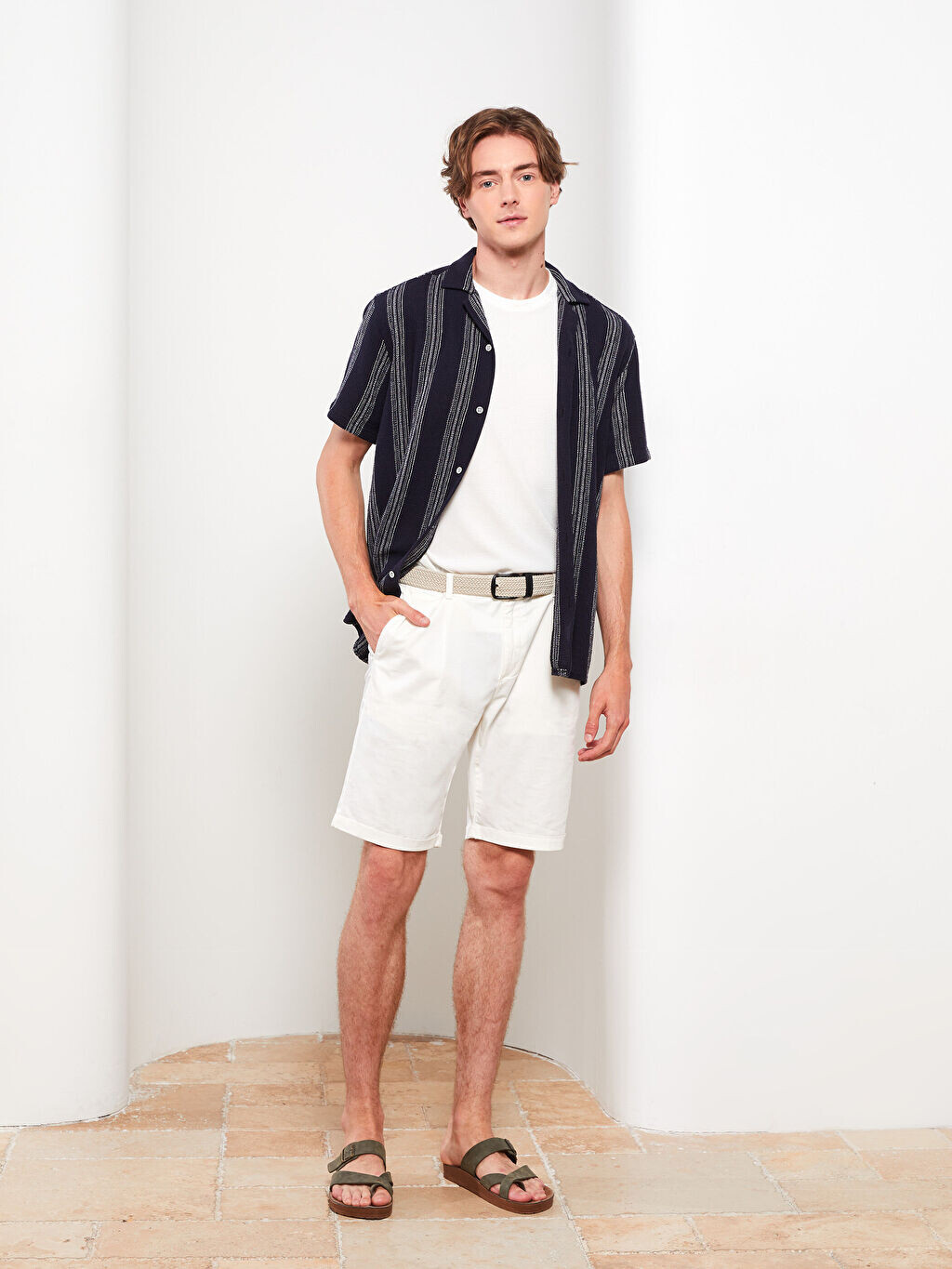 

Мужские шорты Slim Fit из габардина LCW Vision