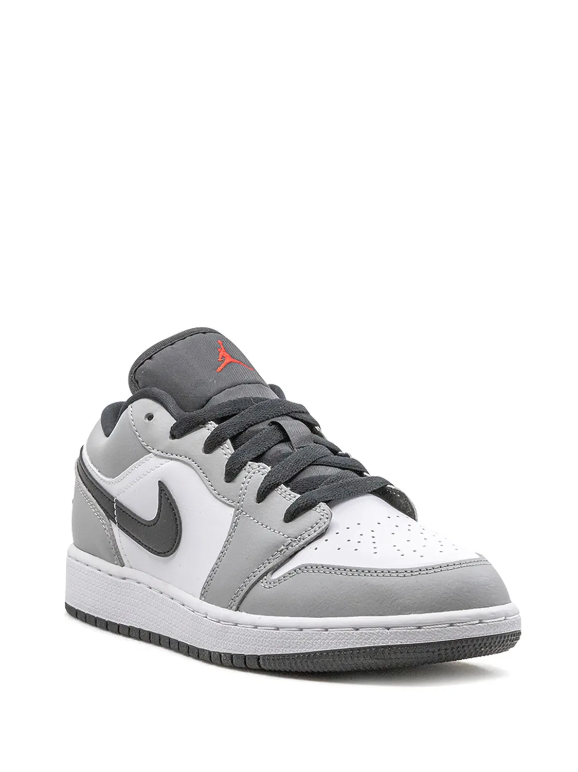 Кроссовки Air Jordan 1 Low в Светлом Дымчато-Сером Цвете — фото 2