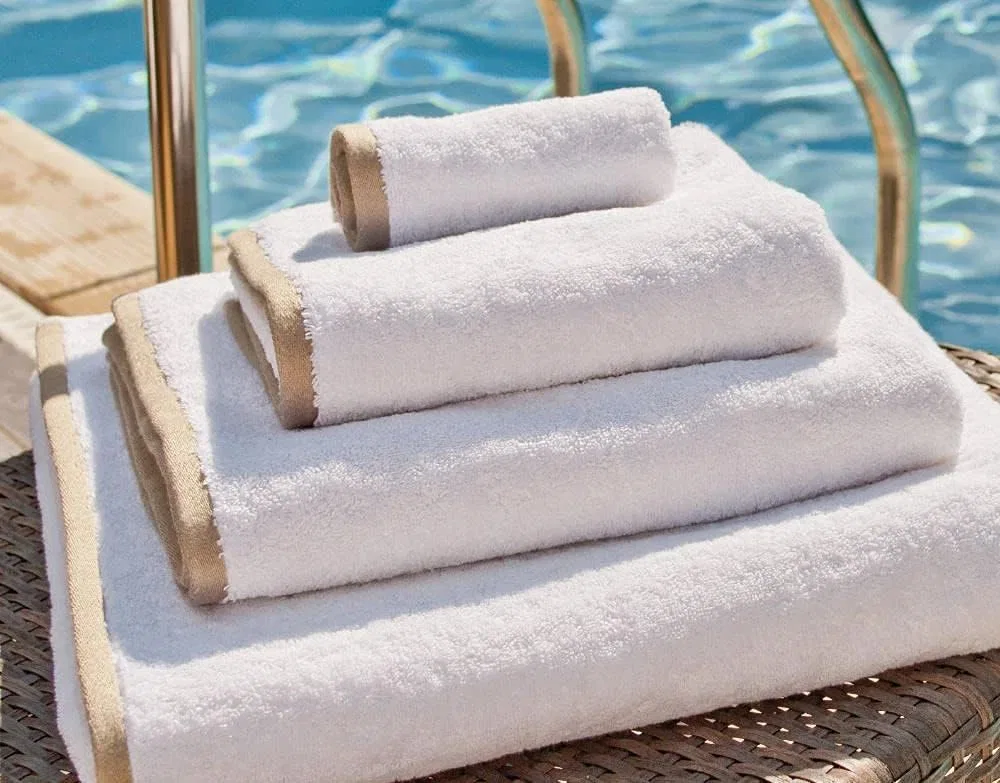 Махровая салфетка Mitre Linen, 100% хлопок, 30x30 см, Белый — фото 2