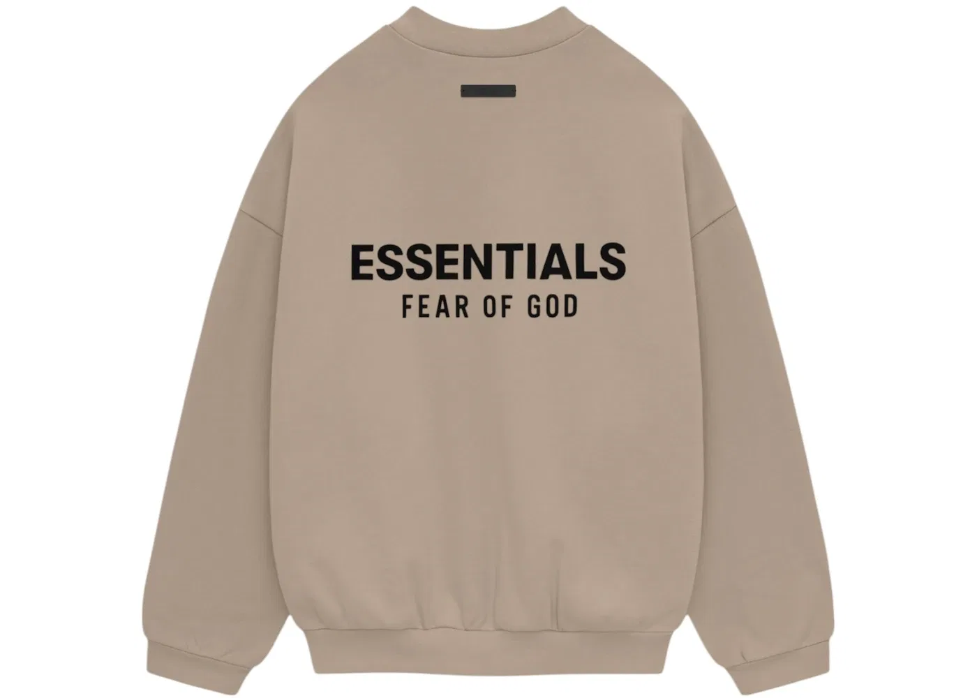 Мужской свитшот с флисом Fear of God Essentials Crewneck, Desert Sand — фото 2