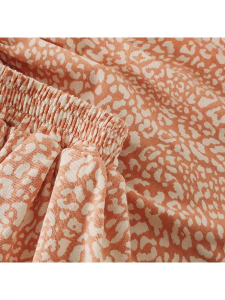 Юбка с принтом Rock in Orange/ Beige Noppies, оранжевый — фото 3