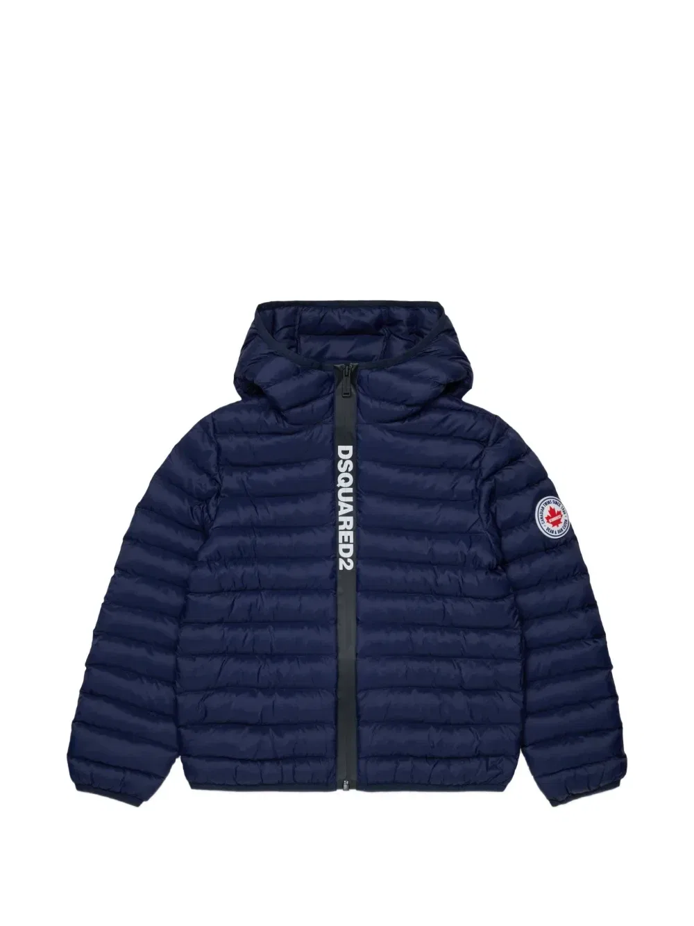 Пуховик с логотипом Dsquared2 Kids, синий