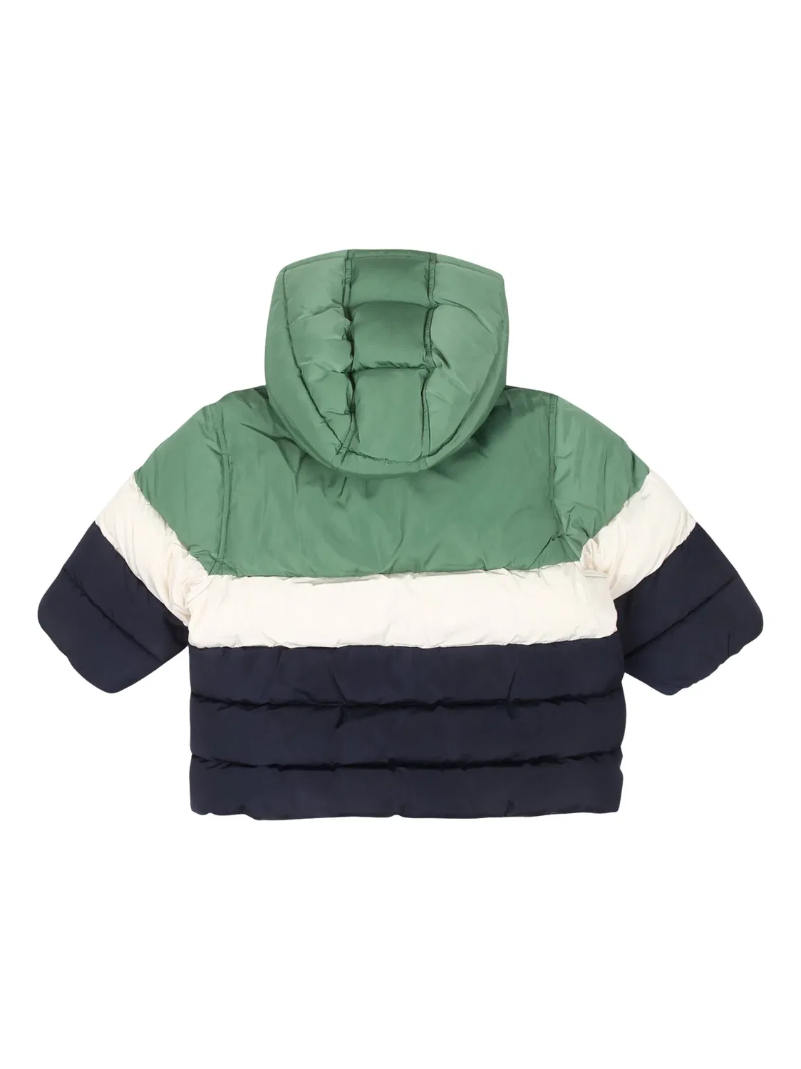 Куртка с логотипом и утеплителем Petit Bateau, зеленый — фото 2