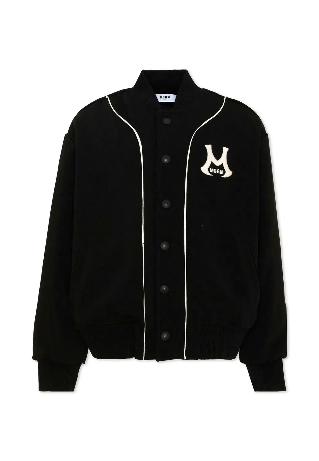 Бомбер Giubbotto - куртка-бомбер Msgm, Black