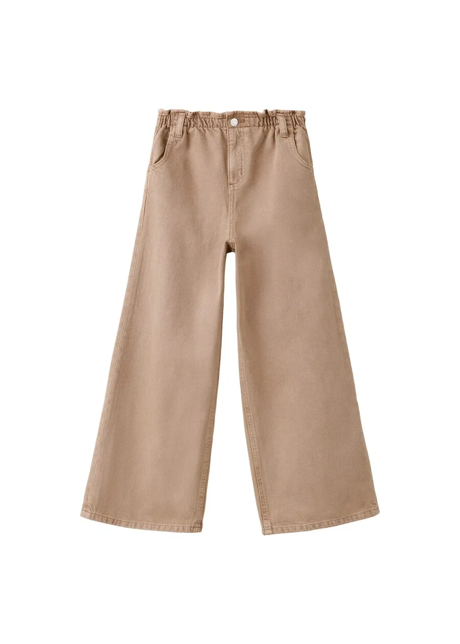 Детские джинсы MANGO KIDS свободного кроя, цвет brocade