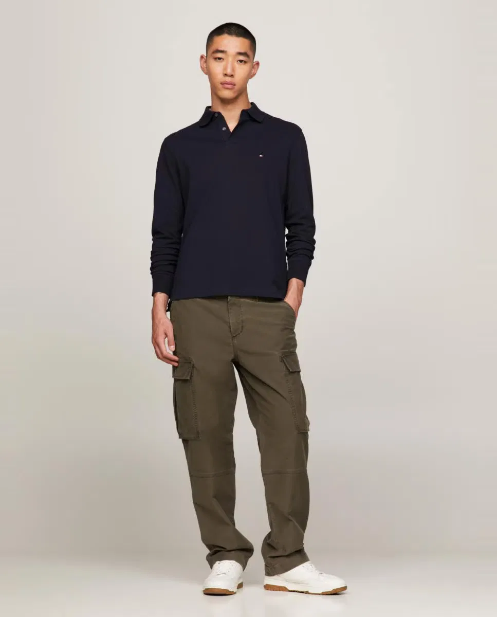 Рубашка с длинным рукавом, Polo, Tommy Hilfiger, темно-синий — фото 4