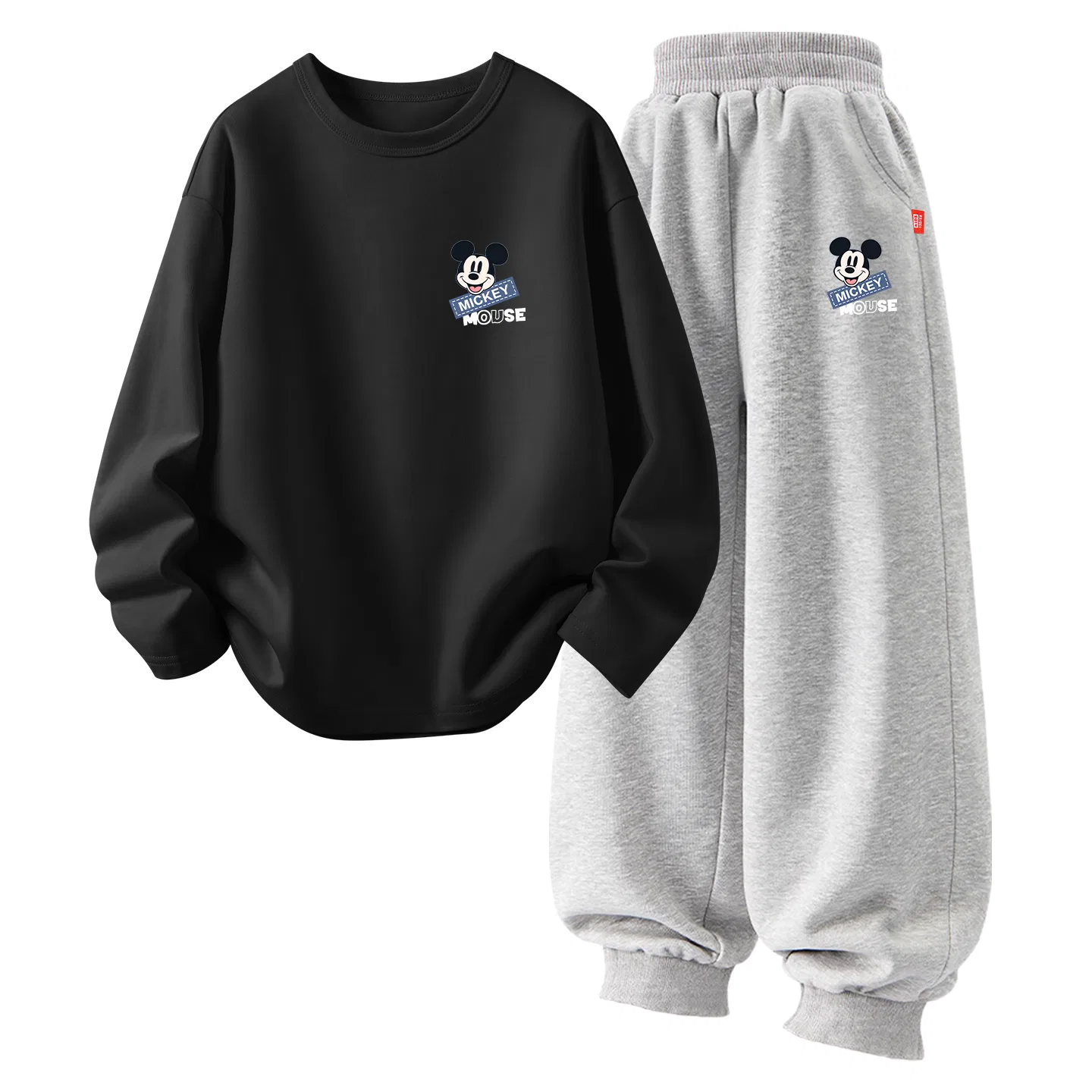 Детский спортивный комплект с круглым вырезом Di Happy K Black+Di Happy K Gray Disney, Di Happy K Black+Di Happy K Gray