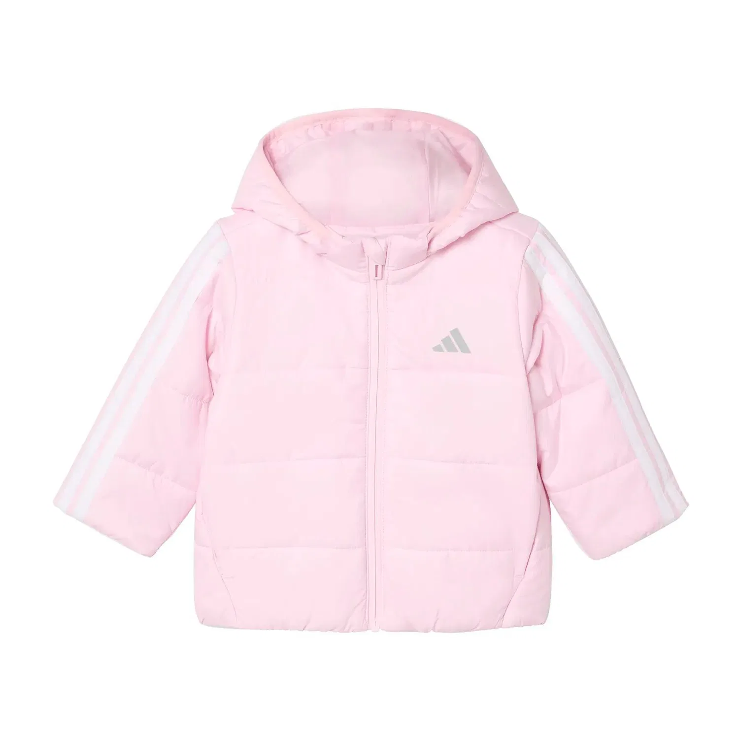 Детская куртка с капюшоном adidas Essentials 3 stripes, Rosa