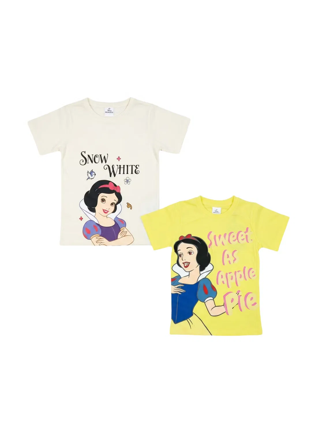 Комплект футболок с принтом Snow White Disney, мультиколор