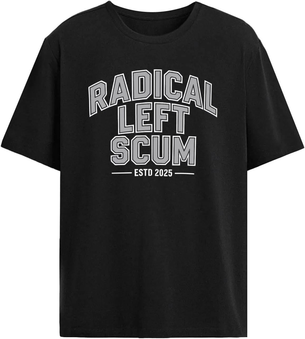 Мужская футболка с принтом Radicals Left Scum Shirt-003, Allblack