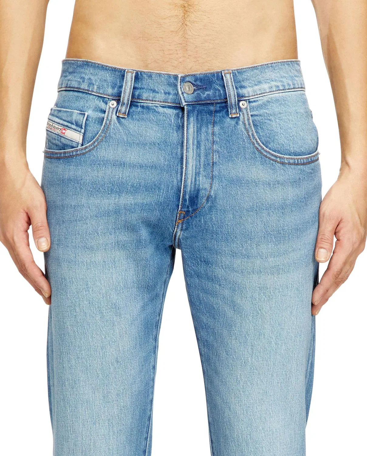 Мужские джинсы slim с заниженной талией Diesel, Azul — фото 3