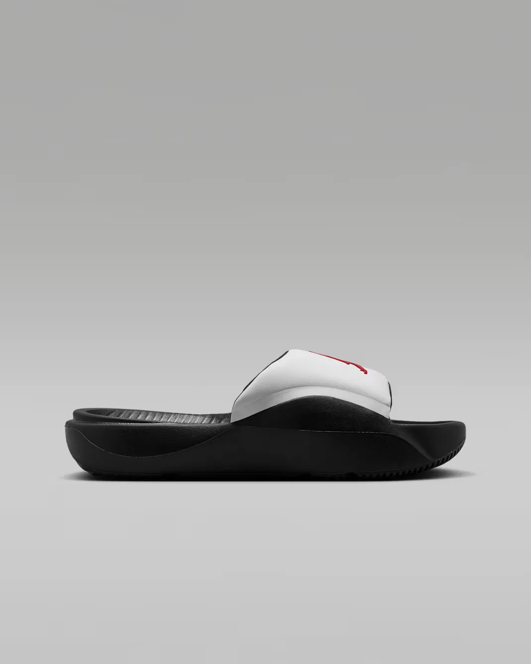 Big Kids' Slides Jordan Franchise, White/Black/Gym Red — фото 4