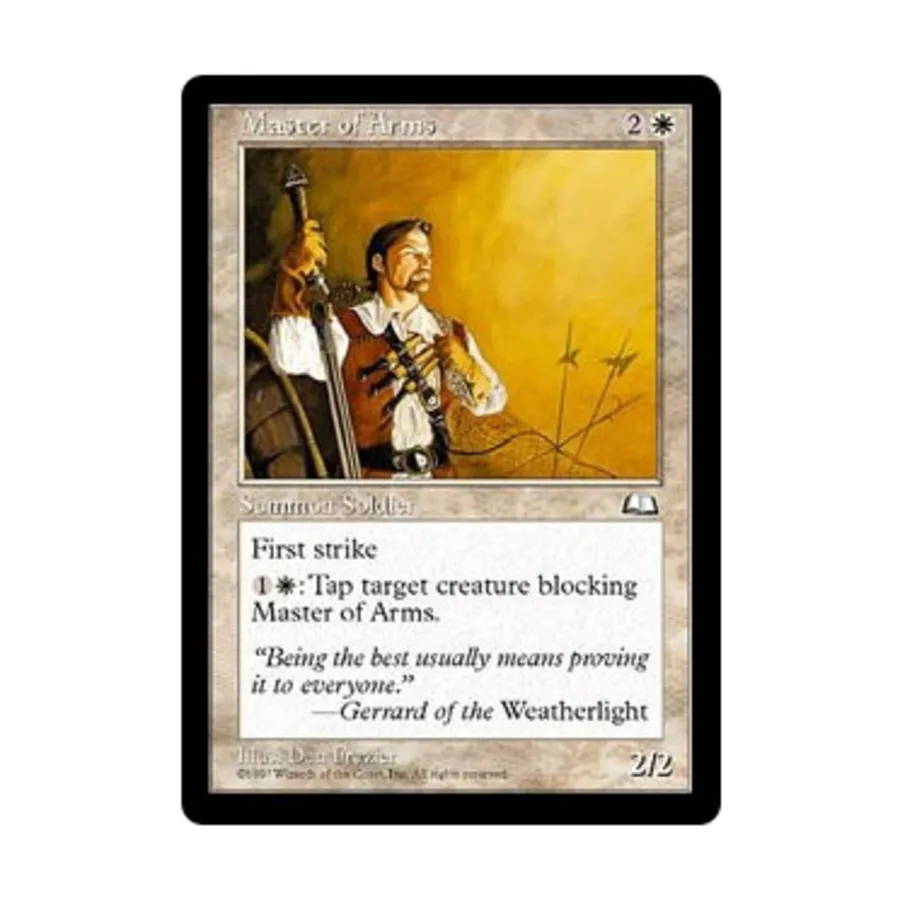 

CCG Мастер оружия (U), MTG - Weatherlight