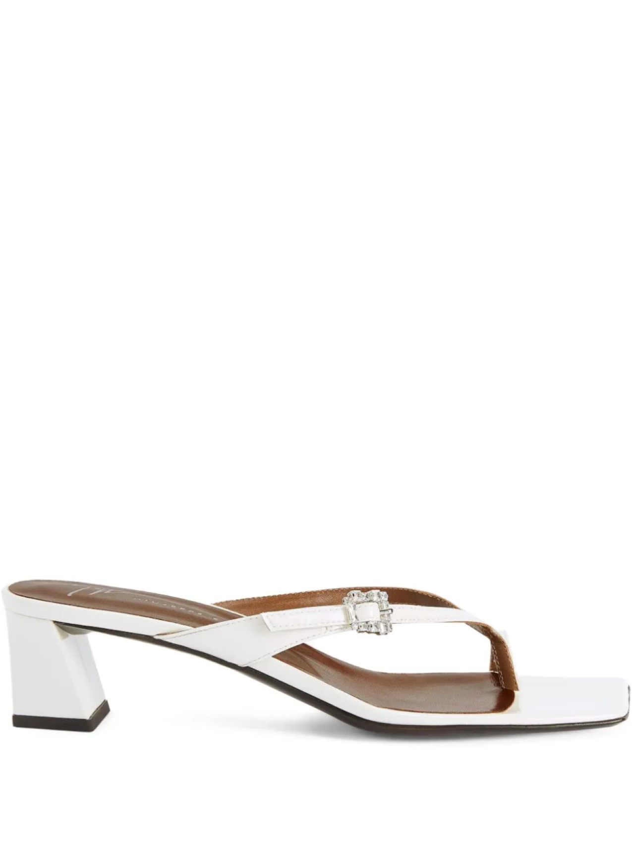 45-мм мюли Amandhine Giuseppe Zanotti, белый