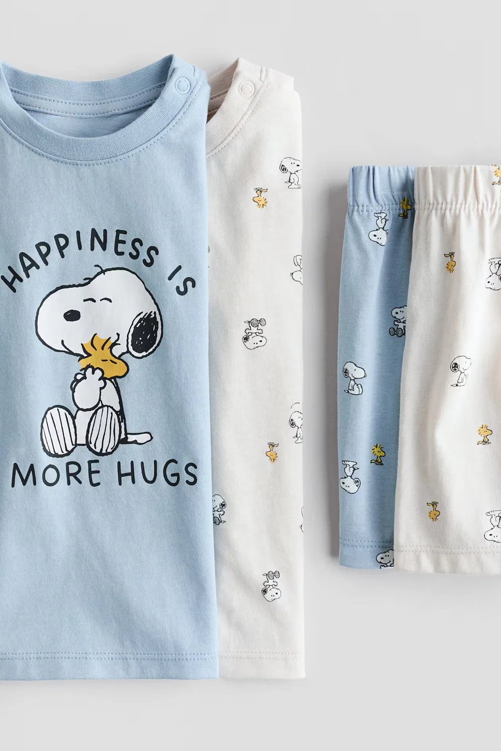 Комплект из 2 коротких шорт с принтом H&M, Hellblau/Snoopy — фото 3