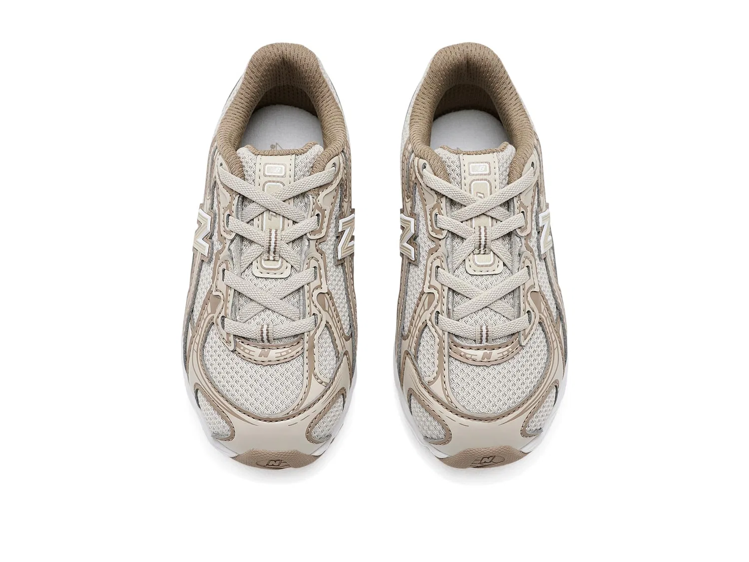Кроссовки 740 Bungee Lace (для младенцев и малышей) New Balance Kids, Timberwolf/Driftwood — фото 3