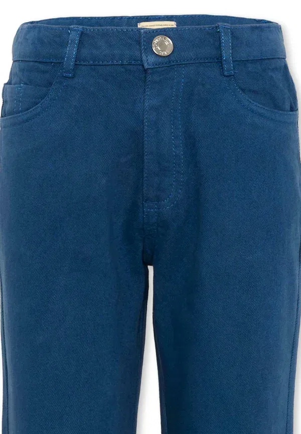 Брюки прямого кроя straight leg jeans Tru Trussardi Junior, синий — фото 3