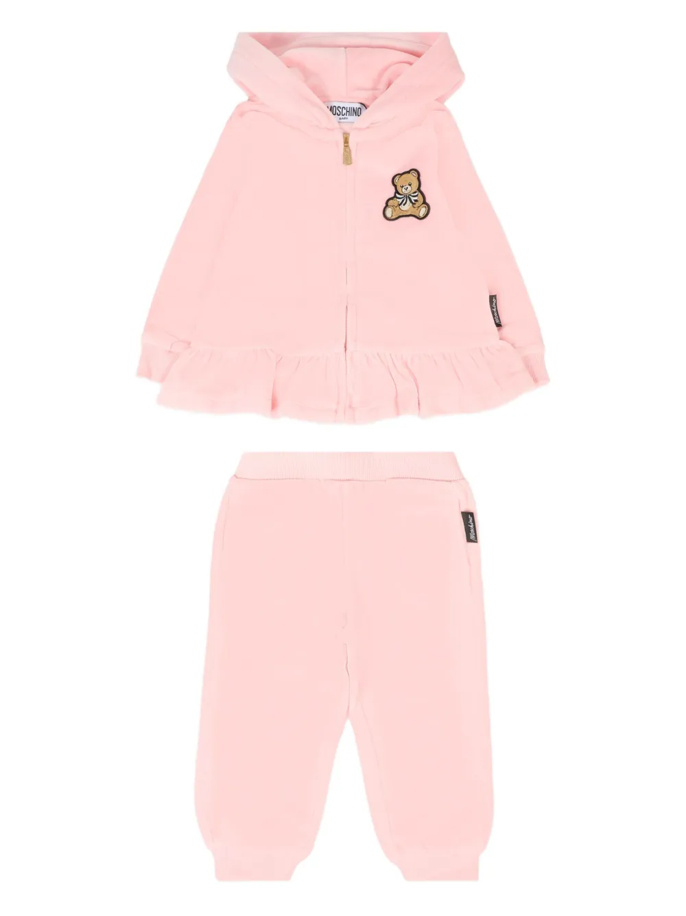

Спортивный костюм Teddy Bear Moschino Kids, розовый
