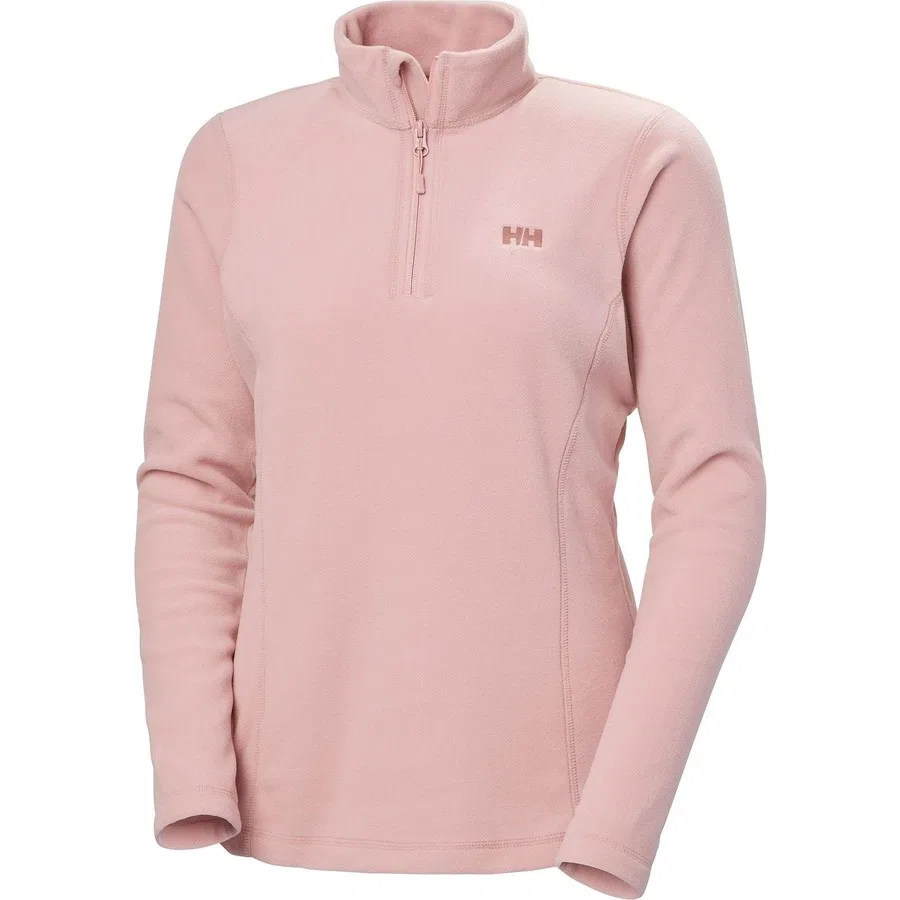 Детский флисовый полукомбинезон с длинным рукавом и полузамком Helly Hansen Junior Rider 1/2 Zip, Пудровый