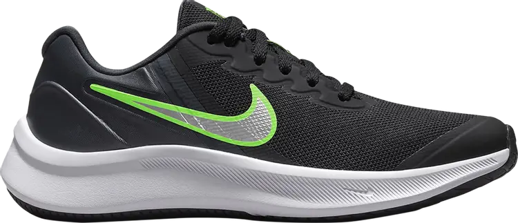 

Кроссовки Nike Star Runner 3 GS 'Black Chrome', черный