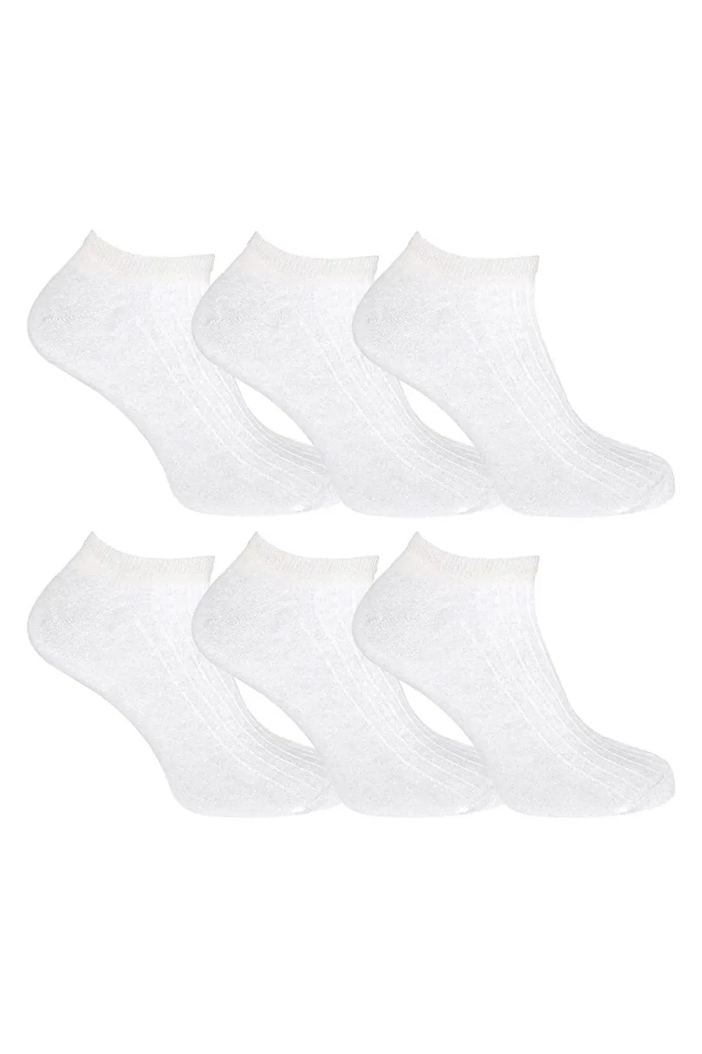 12 пар хлопковых носков Sock Snob, White — фото 4