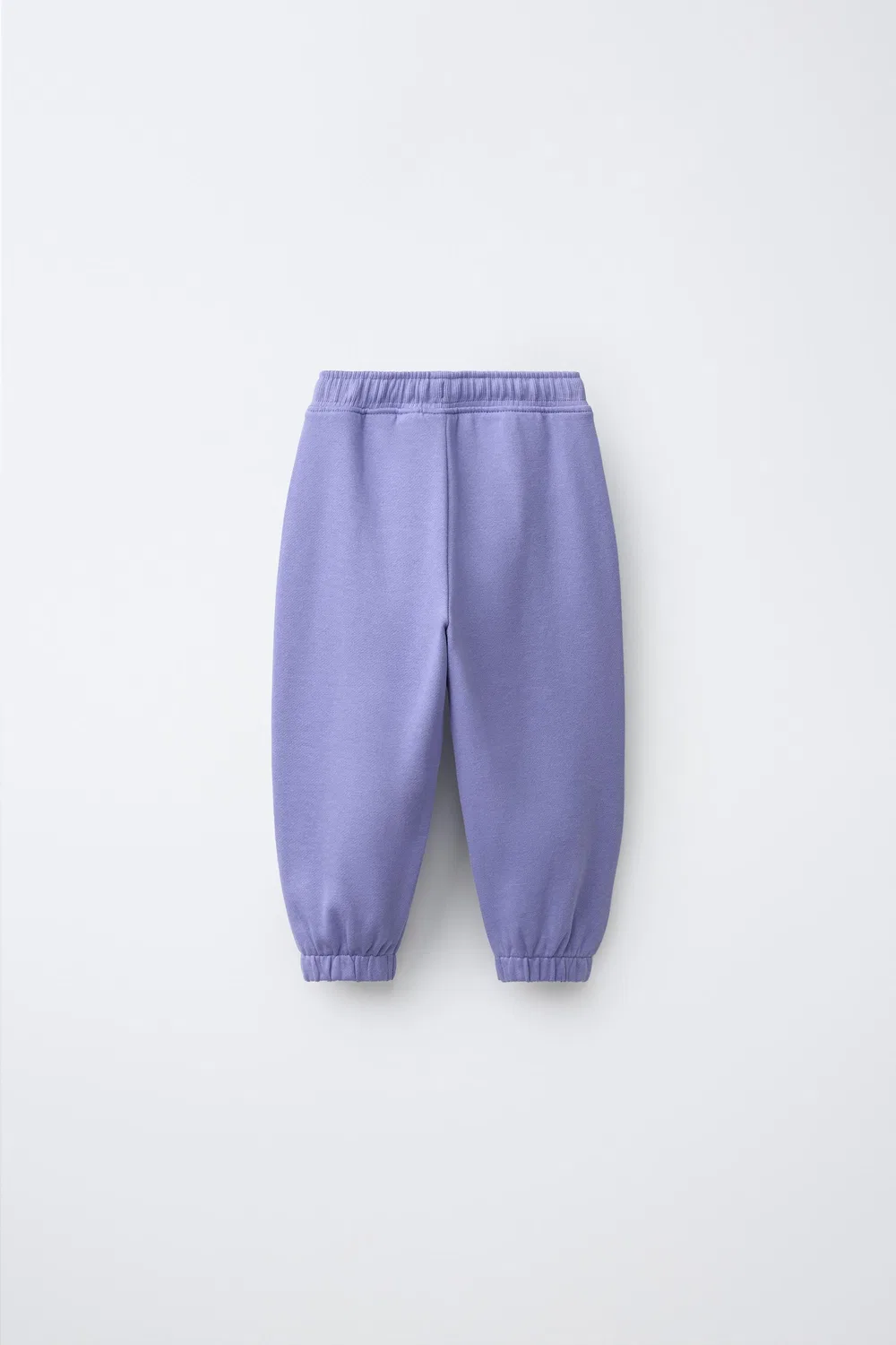 Плюшевые брюки с вышивкой в виде ромашек ZARA, Blue/Lavender — фото 2